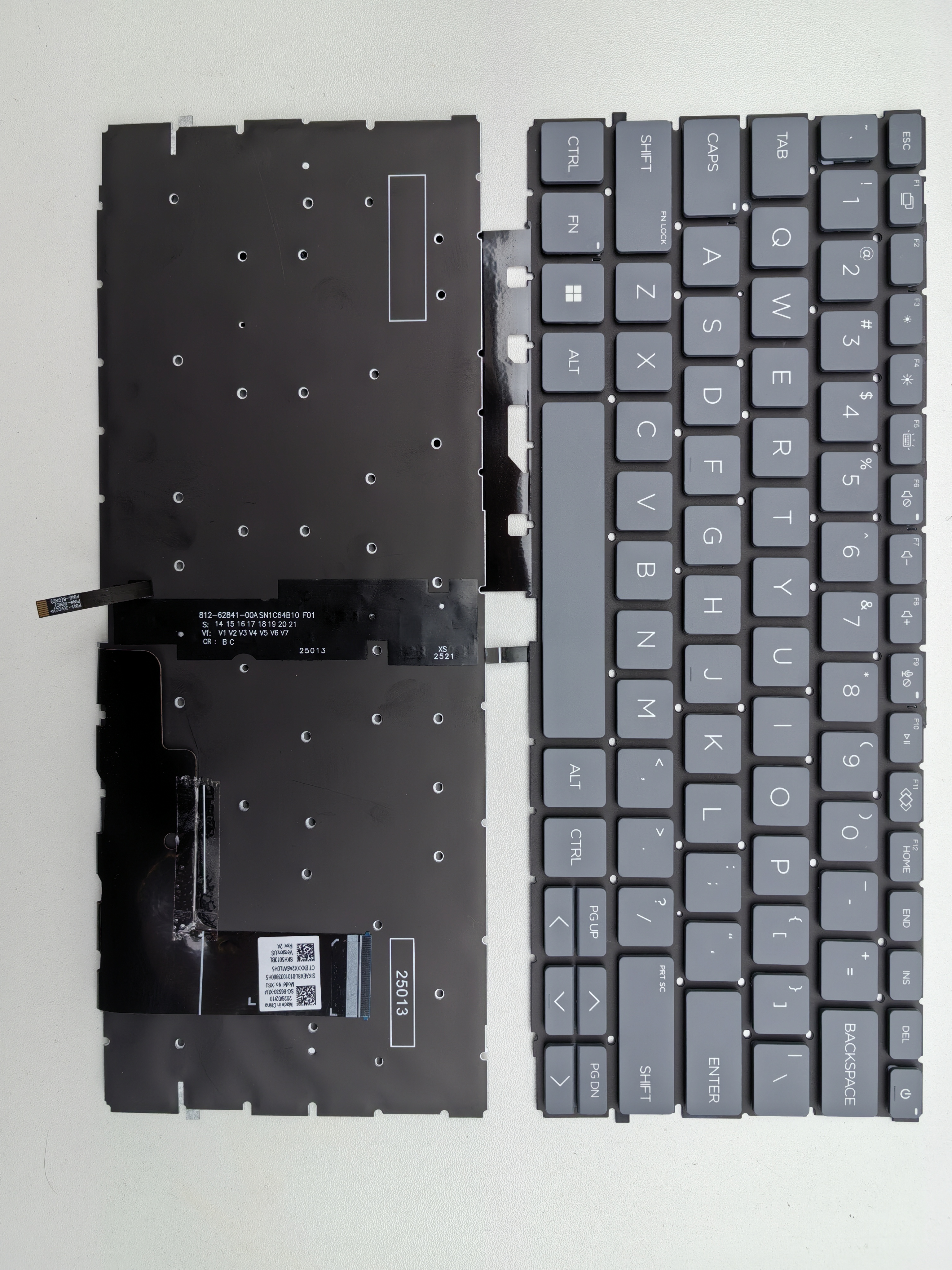 Picture of New Replacement Laptop Keyboard For HP 440G11/445G11/840G11/840G11/640G11/645G11 Grey Backlit (OEM) US Layout